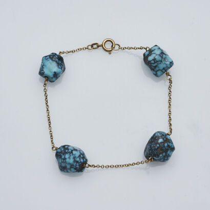 Turquoise Beaded Bracelet