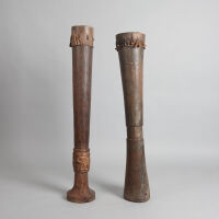 A Pair of African Ngoma Drums, Bantu People