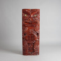 A Hand-Chiselled Pou by Master Carver Mel Manu