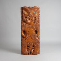 A Hand-Chiselled Pou by Master Carver Mel Manu