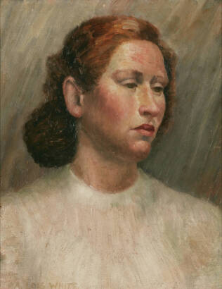 A. LOIS WHITE Head of a Girl No.11