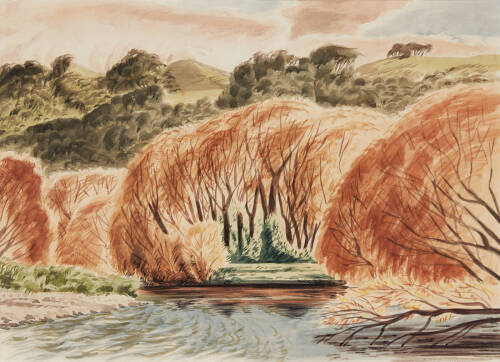 E. MERVYN TAYLOR Golden Willows, Waikanae