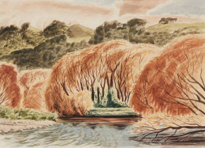 E. MERVYN TAYLOR Golden Willows, Waikanae