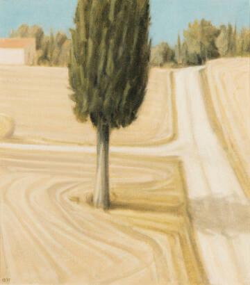 PETER BOGGS Landscape Near Pienza