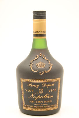 (1) Henry Duport VSOP Napoleon Brandy, France, exculsive Hong Kong import, circa 1980s (GB)