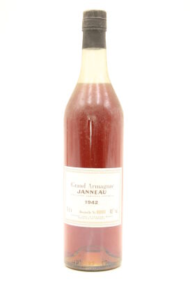 (1) 1942 Janneau Millesime Collection Vintage Grand Armagnac, France