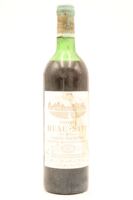 (1) 1978 Chateau Beau-Site, Saint-Estephe (CC) (US)