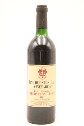 (1) 1991 Limeburners Bay Vineyards Cabernet Sauvignon, Auckland