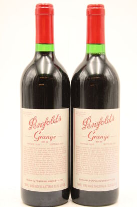 (2)1995 Penfolds Grange Bin 95, South Australia [JO95] [WS97]
