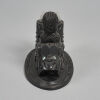 A Rare Late 19th Century Māori Carved Kauri Figural Inkwell - 4