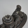 A Rare Late 19th Century Māori Carved Kauri Figural Inkwell - 6