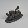 A Rare Late 19th Century Māori Carved Kauri Figural Inkwell - 7