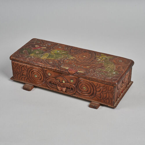 An Impressive Jane Brenkley Carved Box 