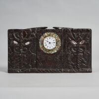 An Early 20th Century Maori Folk Art Mantle Clock 