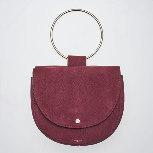 Theory Whitney Hoop Leather Bag