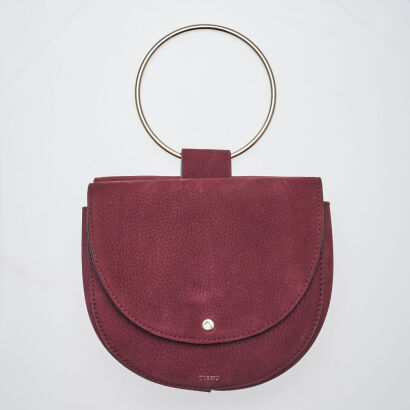 Theory Whitney Hoop Leather Bag