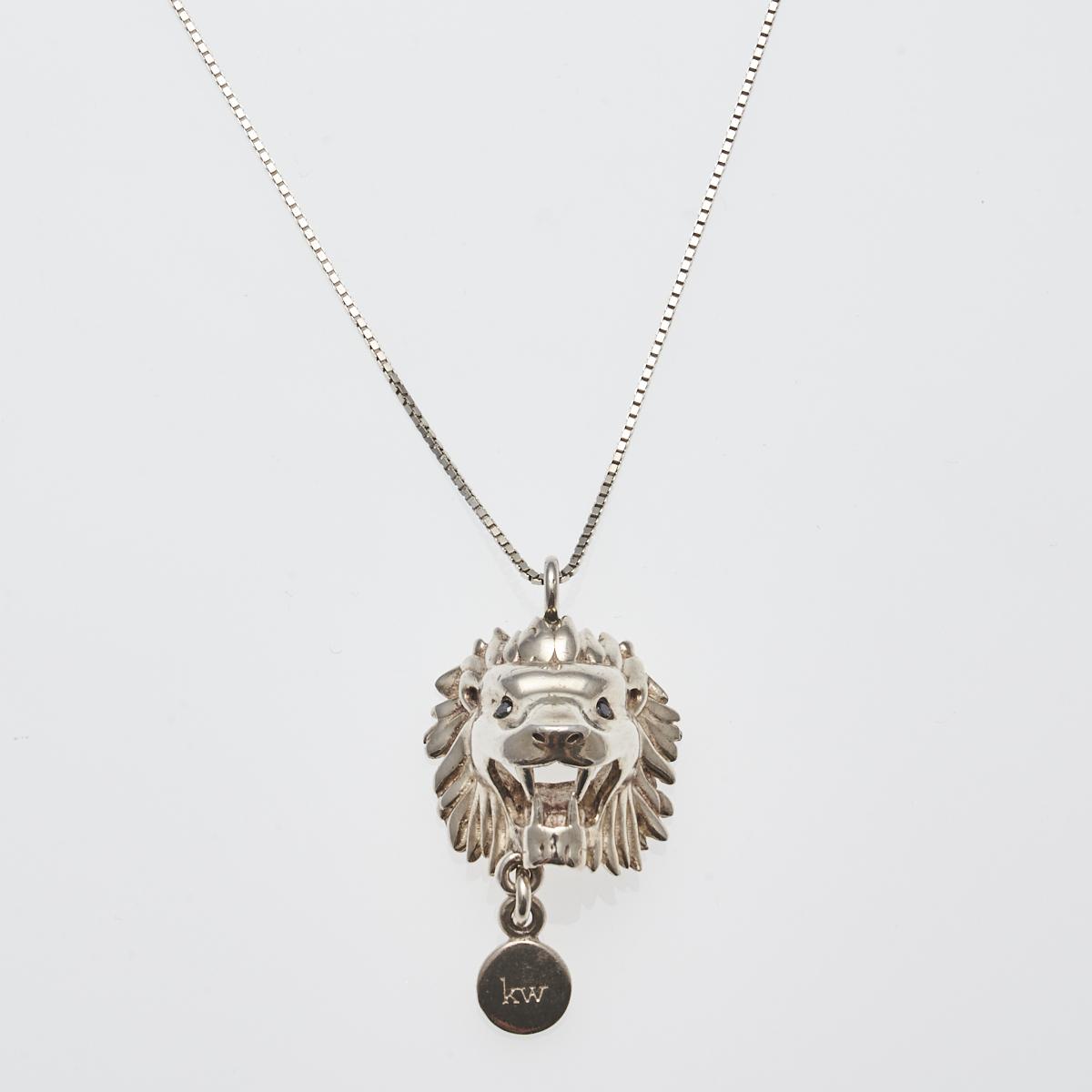 Sterling Silver Karen Walker Leaf Necklace – Petersens Jewellers