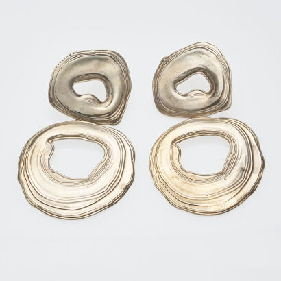 Leigh Miller Double Whirlpool Earrings