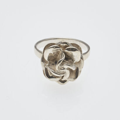 Sterling Silver Rose Ring