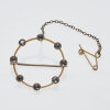 15ct Rose Gold Edwardian Aquamarine Brooch