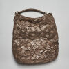 Jimmy Choo Basketweave Suede Leather Bag