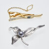 A Tie Clip and Brooch