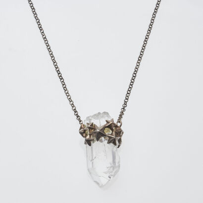 Zoe and Morgan Starlight White Nights Crystal Pendant