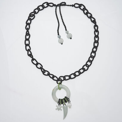Contemporary Jade Necklace