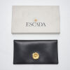 Escada Black Leather Wallet - 2