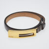 Gucci Black Leather Belt