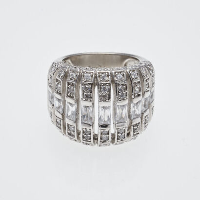 Silver CZ Ring