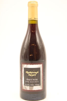 (1) 1996 Martinborough Vineyard Reserve Pinot Noir, Martinborough