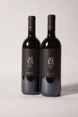&nbsp;(2) 2012 Castello Banfi ASKA Rosso, Bolgheri Italy &nbsp;