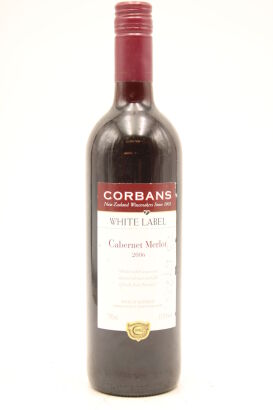 (1) 2006 Corbans White Label Cabernet Merlot, Napier