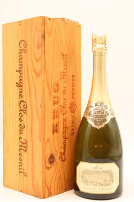 (1) 1981 Krug Clos du Mesnil Blanc de Blancs Brut, Champagne (GB)
