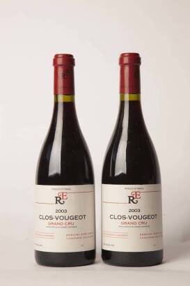 (2) 2003 Rene Engel Clos Vougeot Grand Cru, Cote de Nuits