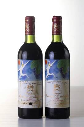 (2) 1982 Chateau Mouton Rothschild