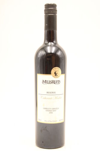 (1) 2006 Mills Reef Reserve Cabernet - Merlot, Gimblett Gravels