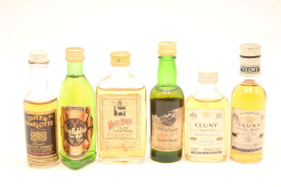 (1) Selection of 6 Scotch Whisky Miniatures, circa 1980s, sold as One Lot