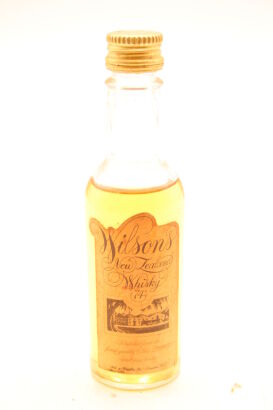 (1) Wilson's New Zealand Whisky Miniature, circa 1980s 