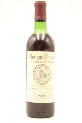 (1) 1969 Chateau Ricaud, 1ers Cotes de Blaye