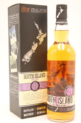 (1) The New Zealand Whisky Collection South Island Single Malt 21YO, 40%ABV, 700ml