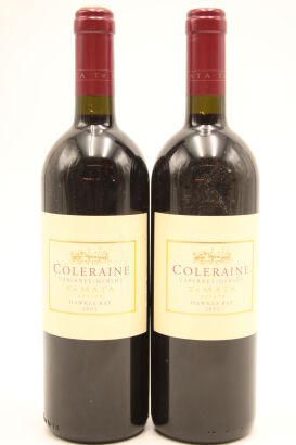 (2) 2001 Te Mata Estate Coleraine, Hawke's Bay