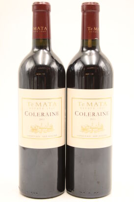 (2) 2011 Te Mata Estate Coleraine, Hawke's Bay [BC95]