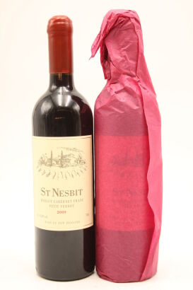 (2) 2009 St Nesbit Cabernet Merlot Petit Verdot, Auckland