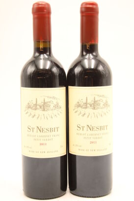 (2) 2011 St Nesbit Cabernet Merlot Petit Verdot, Auckland