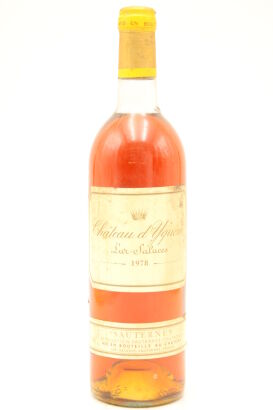 (1) 1978 Chateau d'Yquem, Sauternes (STL)