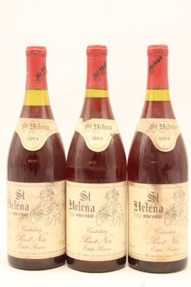 (3) 1984 St Helena Estate Reserve Pinot Noir, Canterbury (STL)