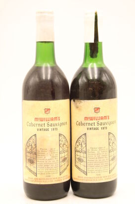 (2) 1973 McWilliams Cabernet Sauvignon (Tom McDonald), Hawkes Bay