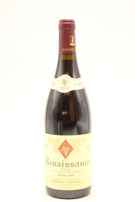 (1) 2010 Domaine Auguste Clape Cornas Renaissance, Rhone [RP97]